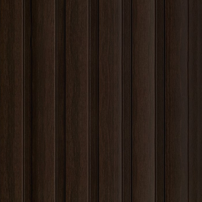 Wenge Slatted Polypropylene Interior Decorative Wall Panel