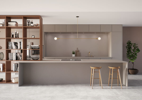 Caesarstone® Standard Agger Grey Quartz Slab