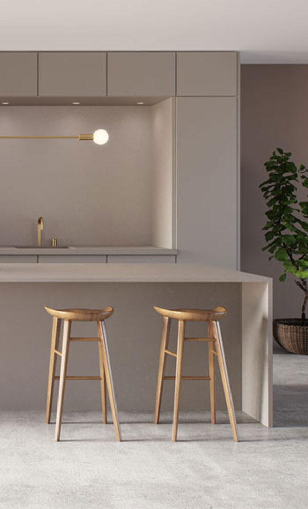 Caesarstone® Standard Agger Grey Quartz Slab