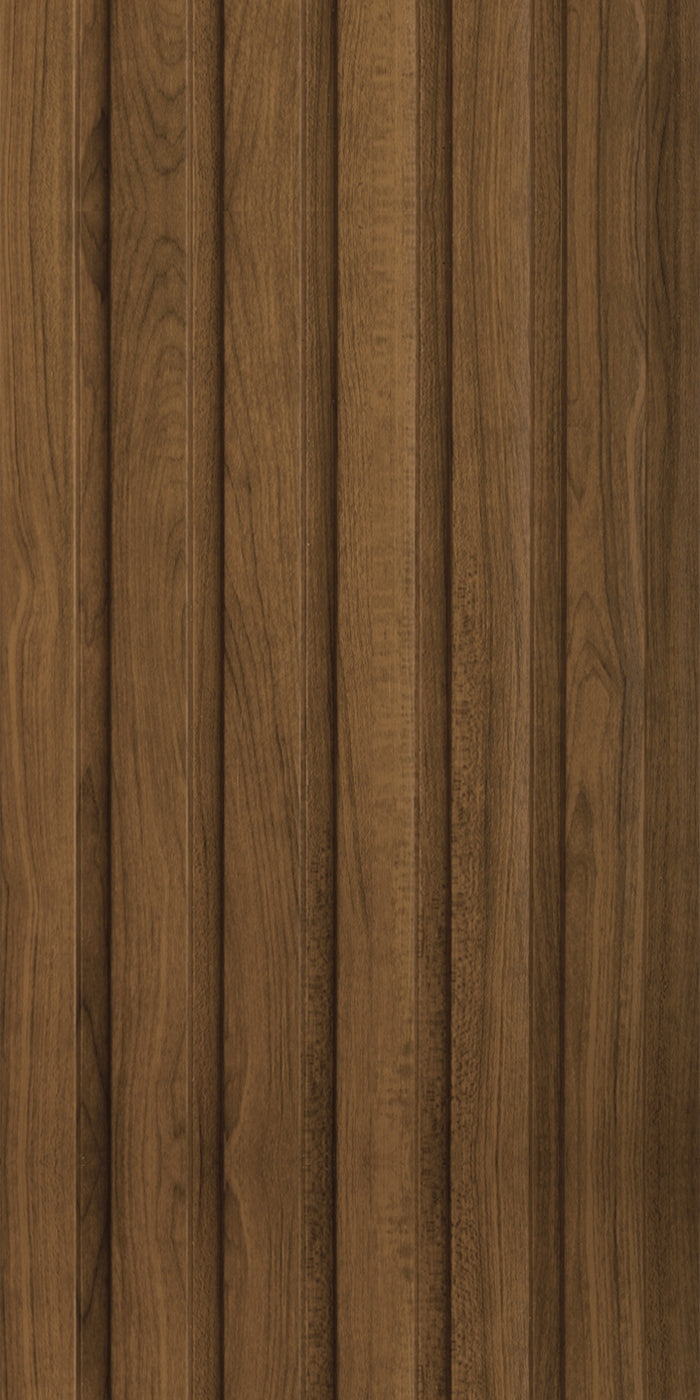 Golden Oak Large Slatted Polypropylene Interior Decorative Wall Panel