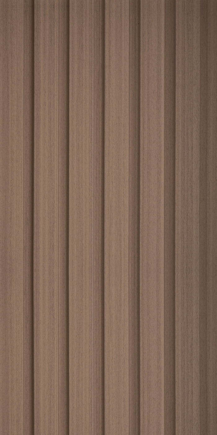 Driftwood Beige Large Slatted Polypropylene Interior Decorative Wall Panel