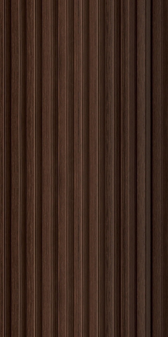 Red Oak Slatted Polypropylene Interior Decorative Wall Panel