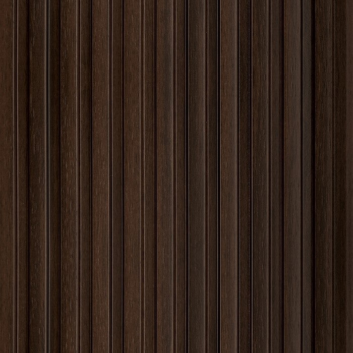 Wenge Slatted Polypropylene Interior Decorative Wall Panel