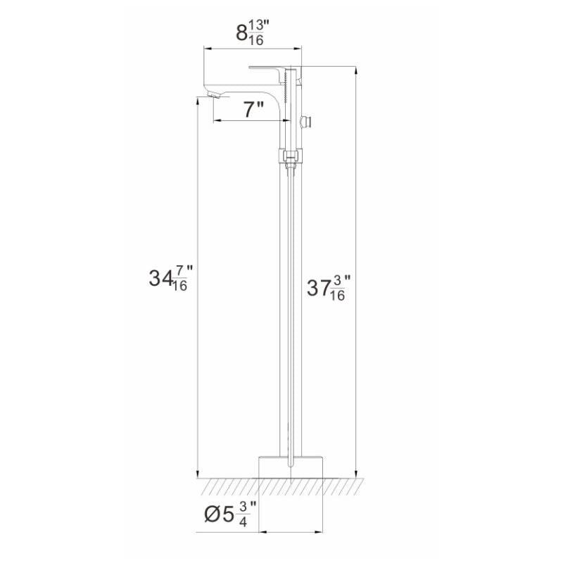 Albin Freestanding Tub Faucet