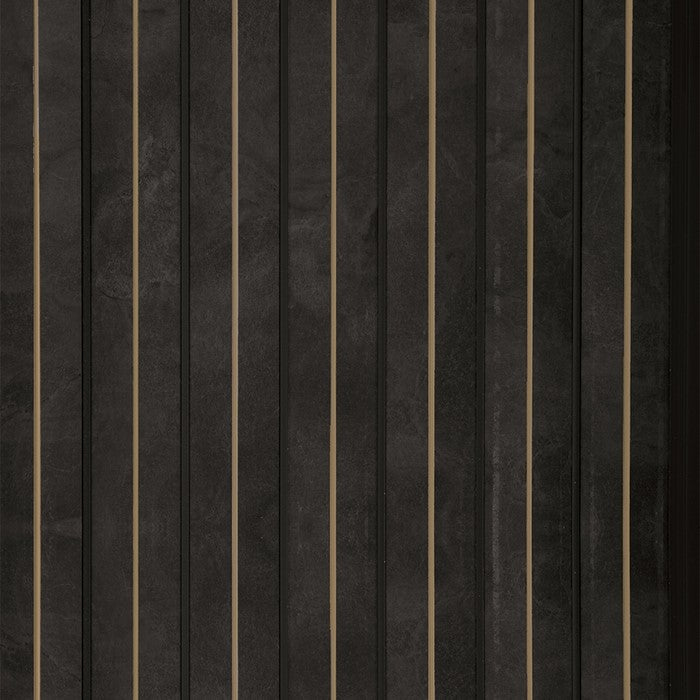 Gilded Charcoal Corrugated Polypropylene Interior Decorative Wall Panel