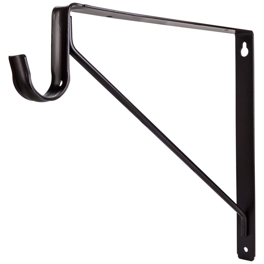 Lainey Shelf Bracket with Rod Support