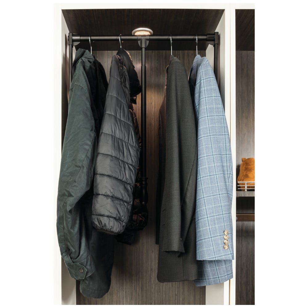 Nellie Soft-close Expandable Wardrobe Lift for 25-1/2" - 35" Openings