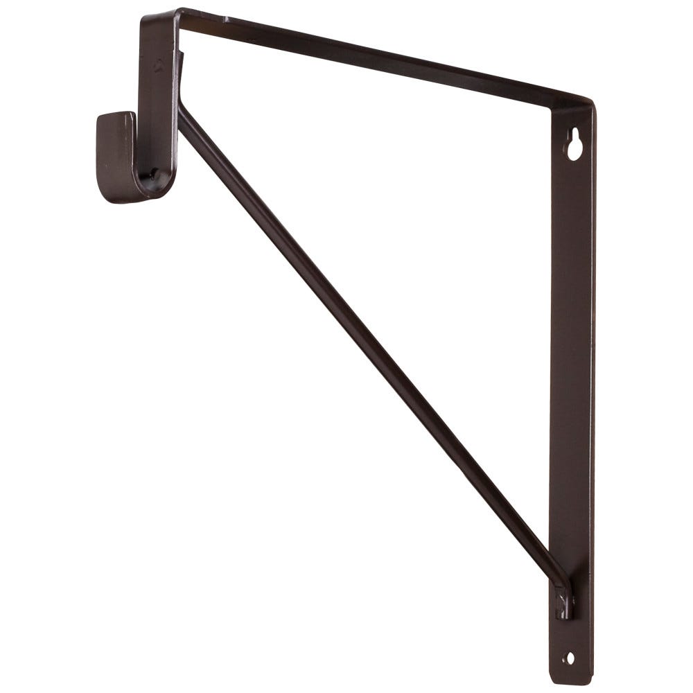 Lainey Shelf Bracket with Rod Support
