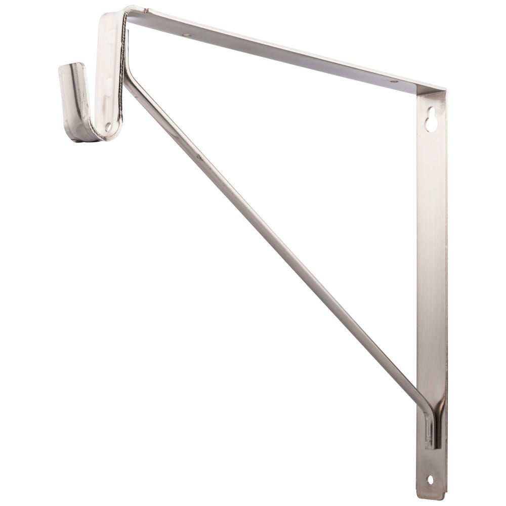 Lainey Shelf Bracket with Rod Support