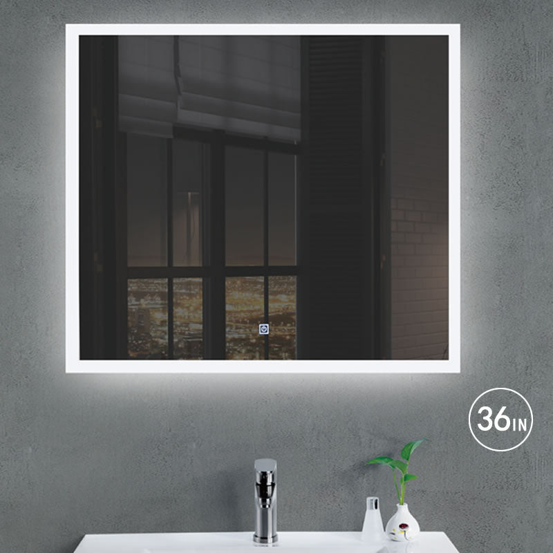 Obadiah Rectangle LED Mirror