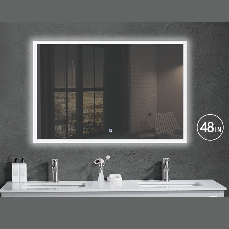 Obadiah Rectangle LED Mirror