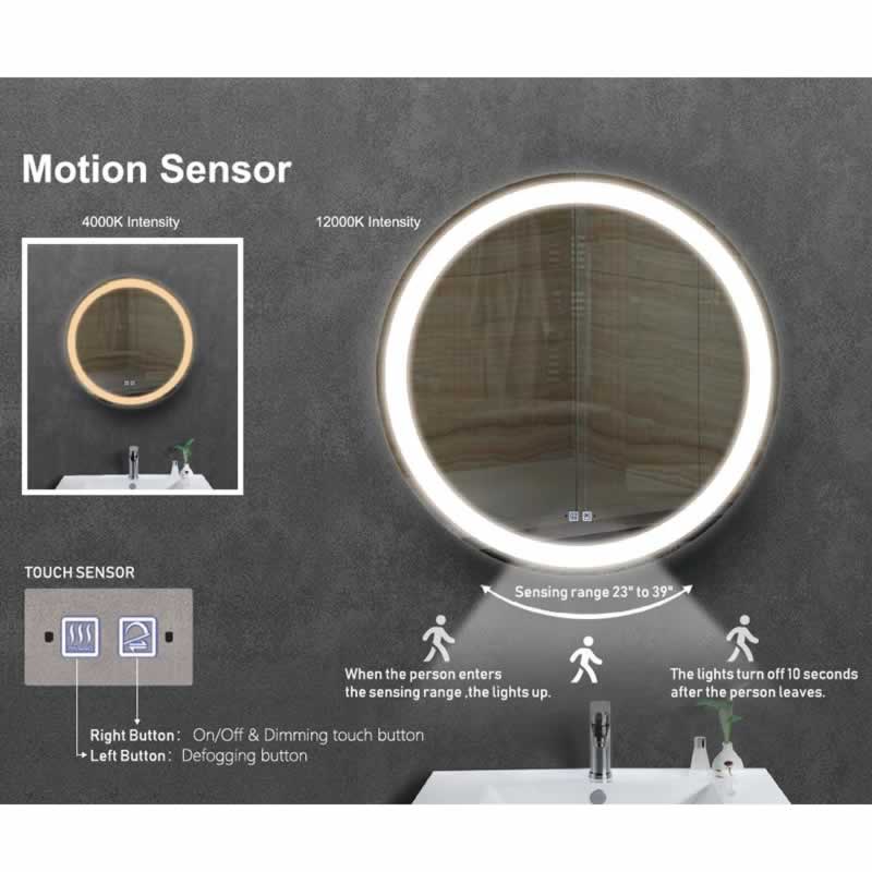 Orville Round LED Mirror
