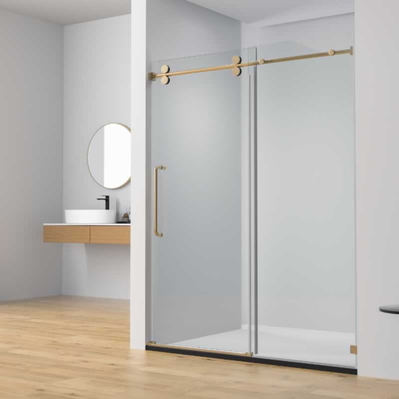 Mirelle Frameless Single Sliding Shower Door