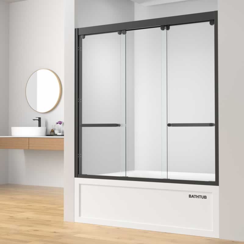 Belladonna Semi-Frameless Triple Sliding Shower Door