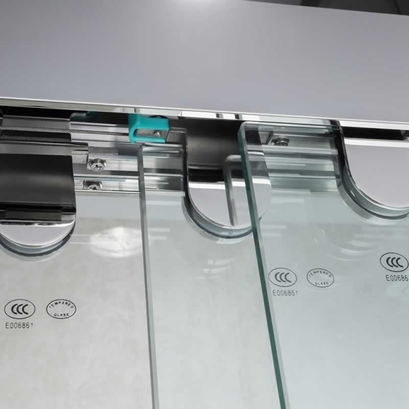 Belladonna Semi-Frameless Triple Sliding Shower Door