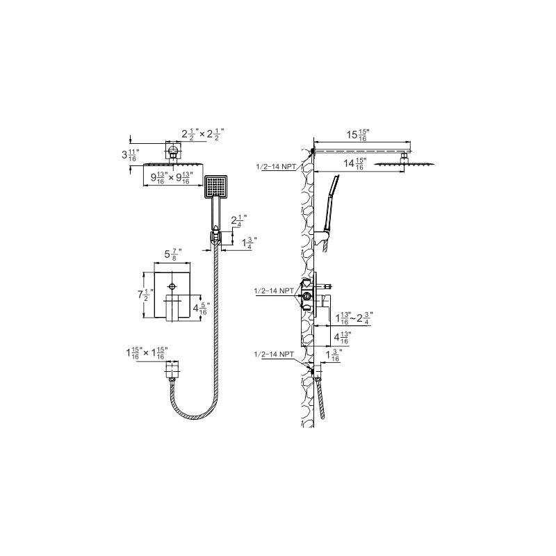 Sebastian Shower Faucet