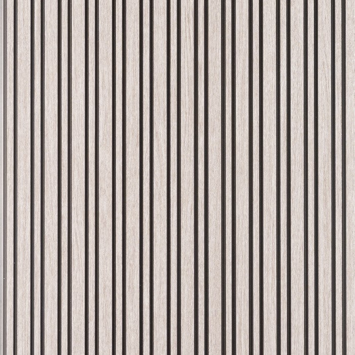 Grey Oak Multi Width Slatted Polypropylene Interior Decorative Wall Panel