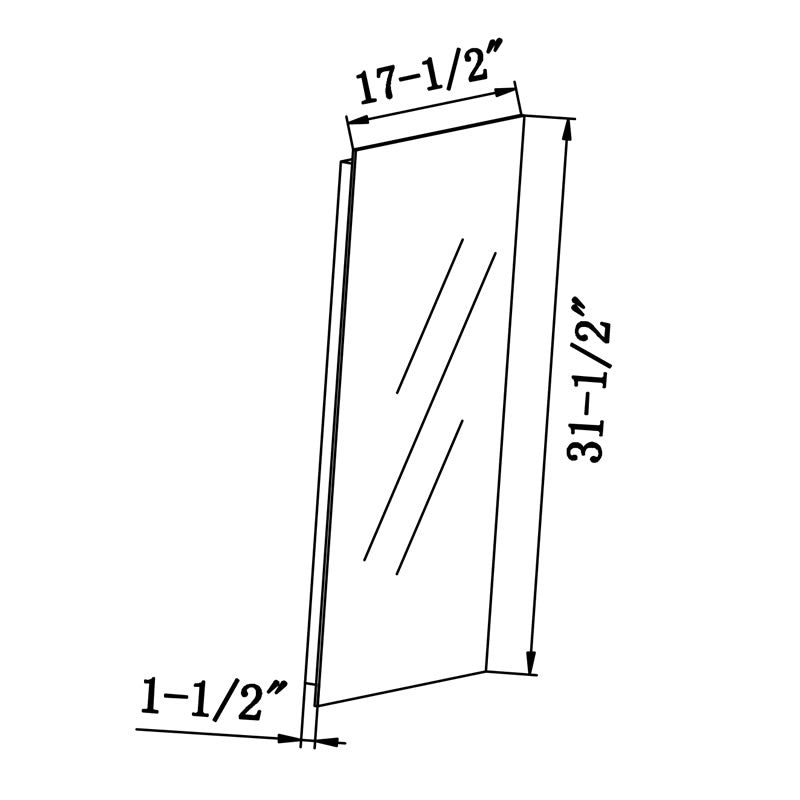Obadiah Rectangle LED Mirror