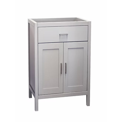 Newport 24" Freestanding Bathroom Vanity with Solid Surface Integrated Sink Top