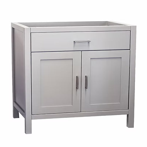 Newport 36" Freestanding Bathroom Vanity with Solid Surface Integrated Sink Top