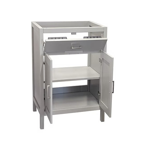 Newport 24" Freestanding Bathroom Vanity with Solid Surface Integrated Sink Top