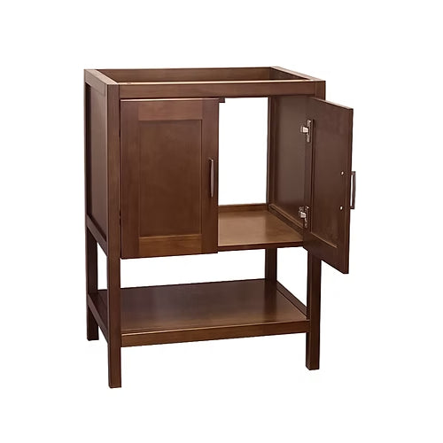 Monterey 30" Freestanding Bathroom Vanity with Solid Surface Integrated Sink Top