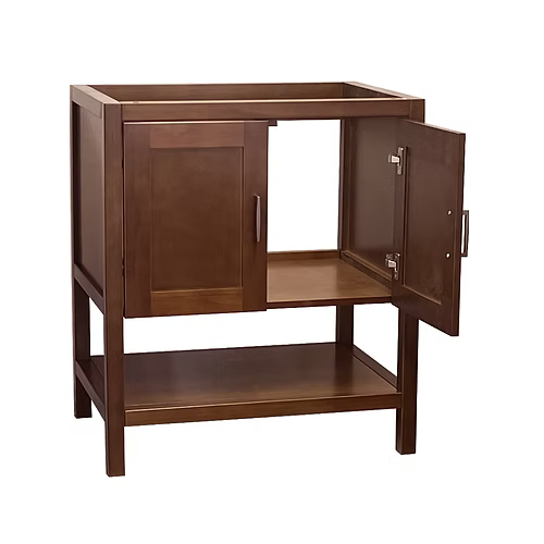 Monterey 36" Freestanding Bathroom Vanity with Solid Surface Integrated Sink Top