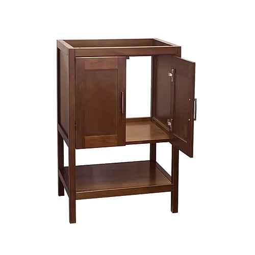 Monterey 24" Freestanding Bathroom Vanity with Solid Surface Integrated Sink Top