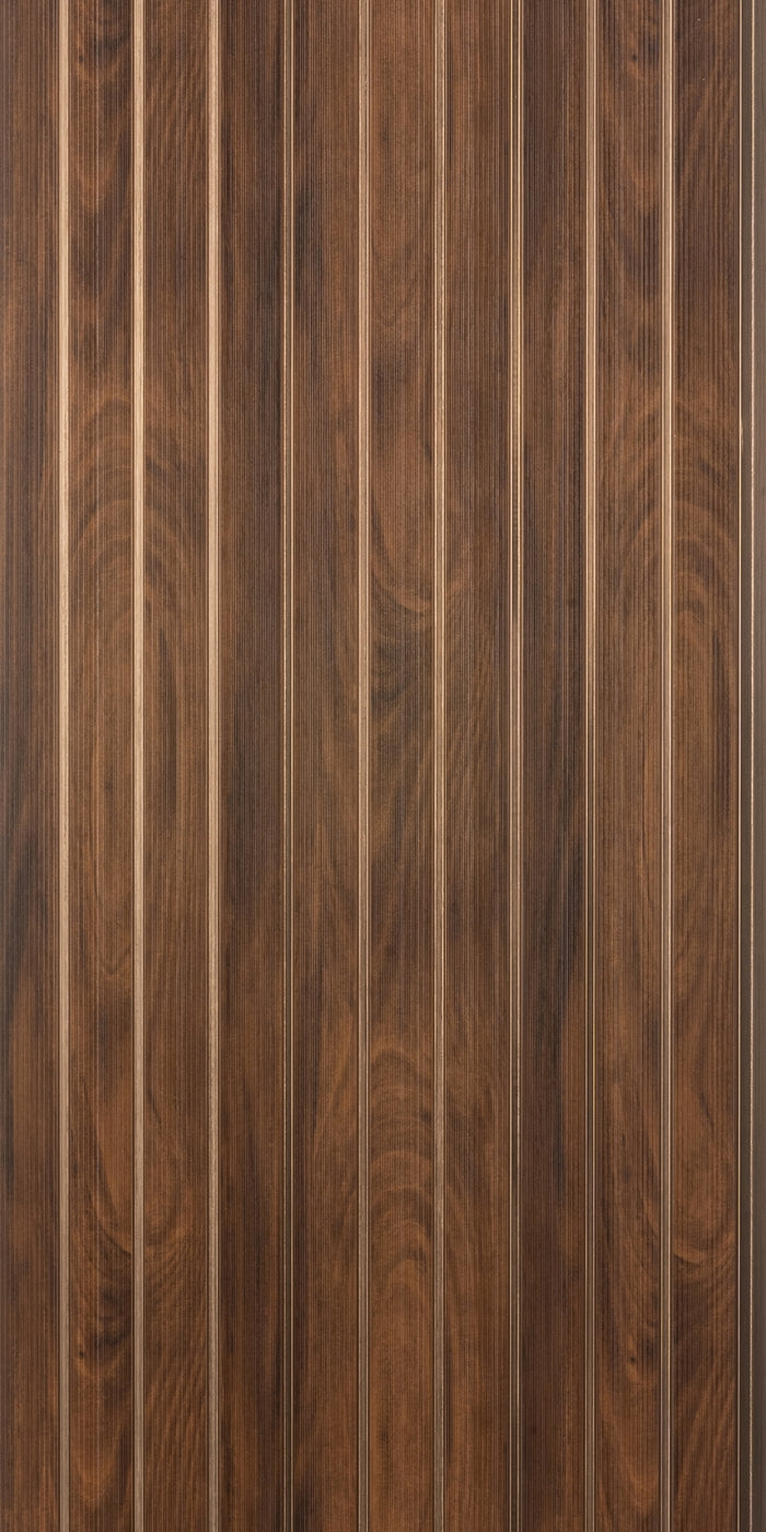 Alder Linear Embossed Two-Tone Slatted Polypropylene Interior Decorative Wall Panel