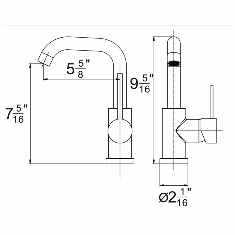 Langley Bathroom Lavatory Faucet