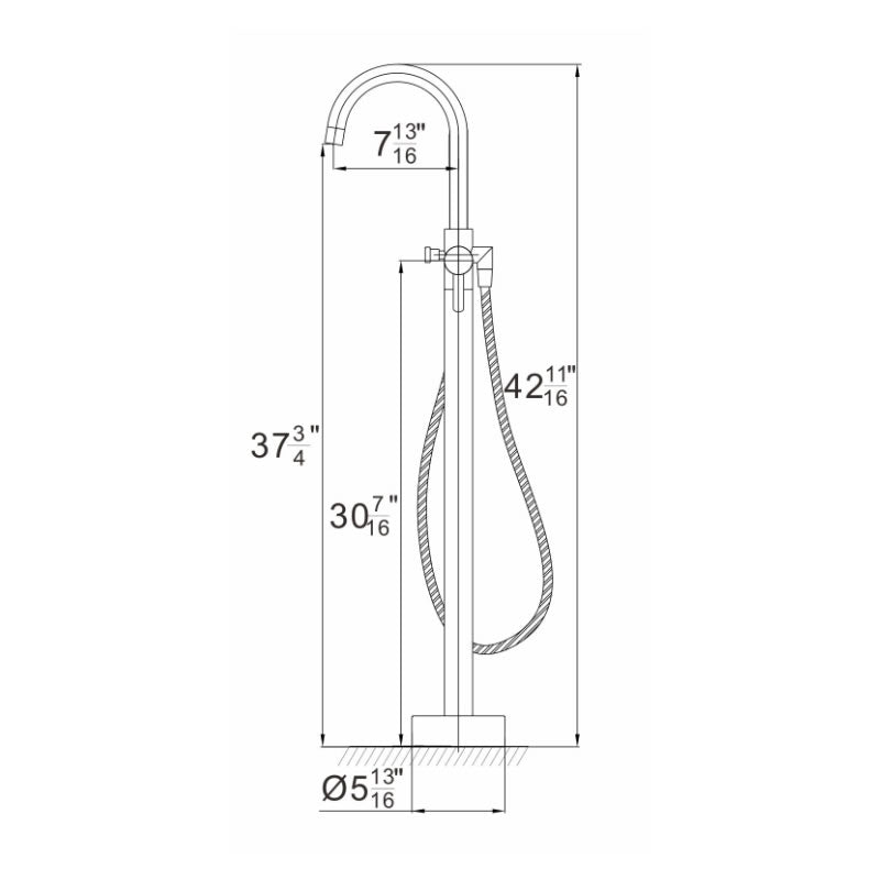 Melvin Freestanding Tub Faucet