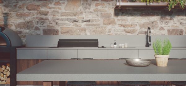 Caesarstone® Outdoor Clearskies Quartz Slab