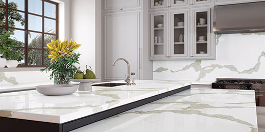 Caesarstone® Supernatural Ultra Calacatta Maximus Quartz Slab