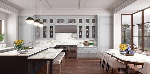 Caesarstone® Supernatural Ultra Calacatta Maximus Quartz Slab