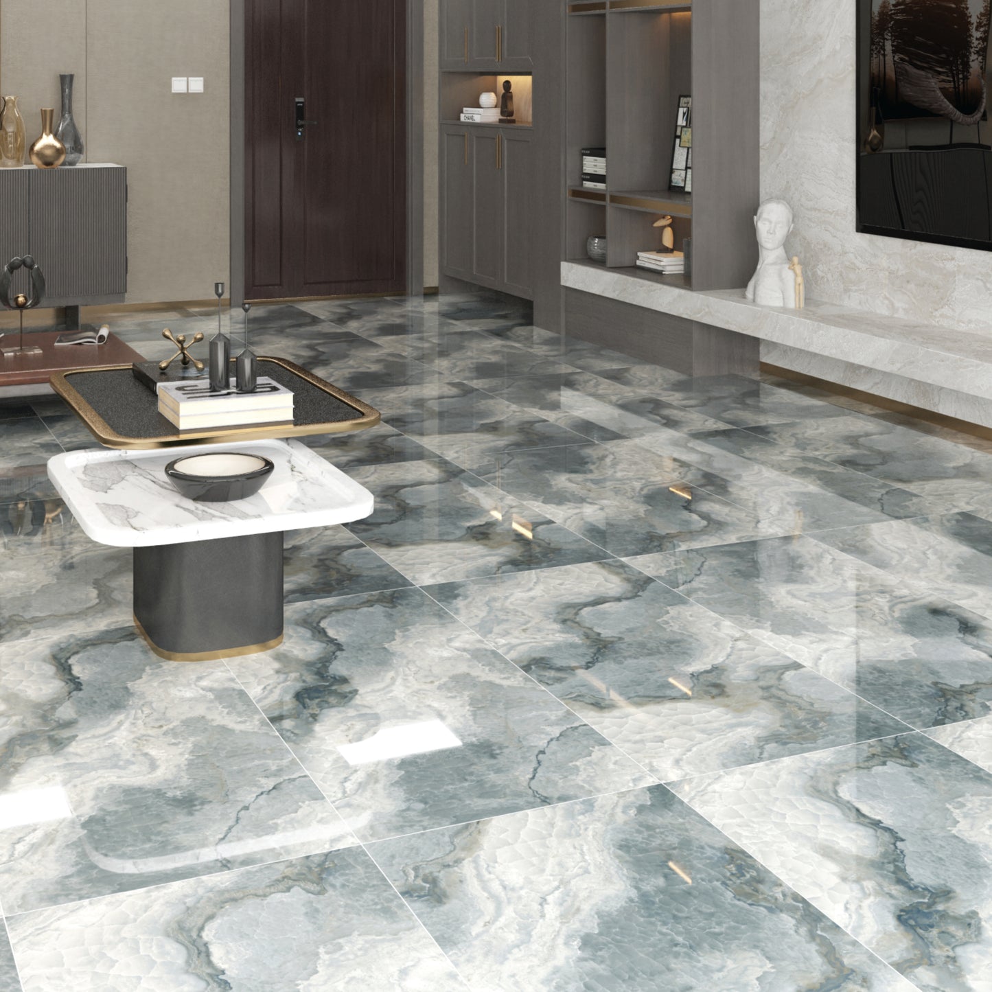 Majestic Grey Color Body Porcelain Tile