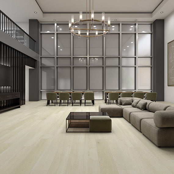 Asher Bend Picket Fence Herringbone Waterproof SPC Flooring