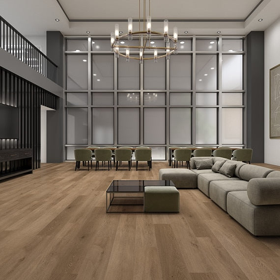 Asher Bend Lodge Herringbone Waterproof SPC Flooring