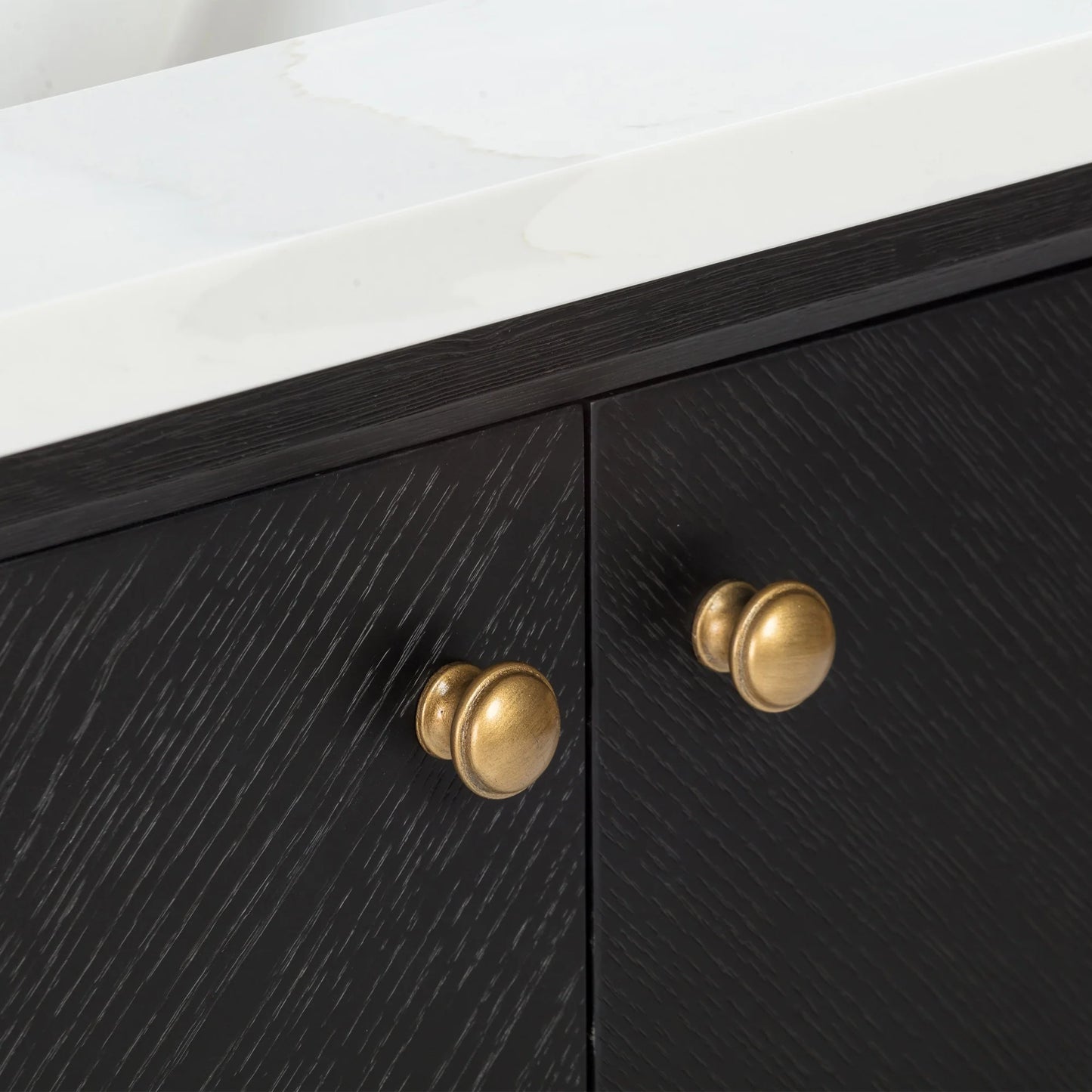Adele 30" Freestanding Bathroom Vanity with Calacatta White Quartz Top and Vitreous China Undermount Sink