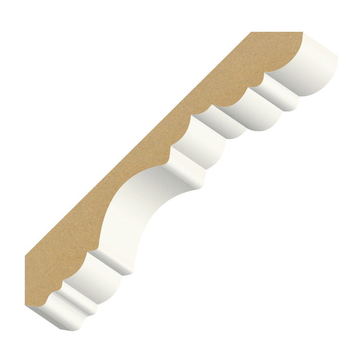 8" MDF Georgian Crown