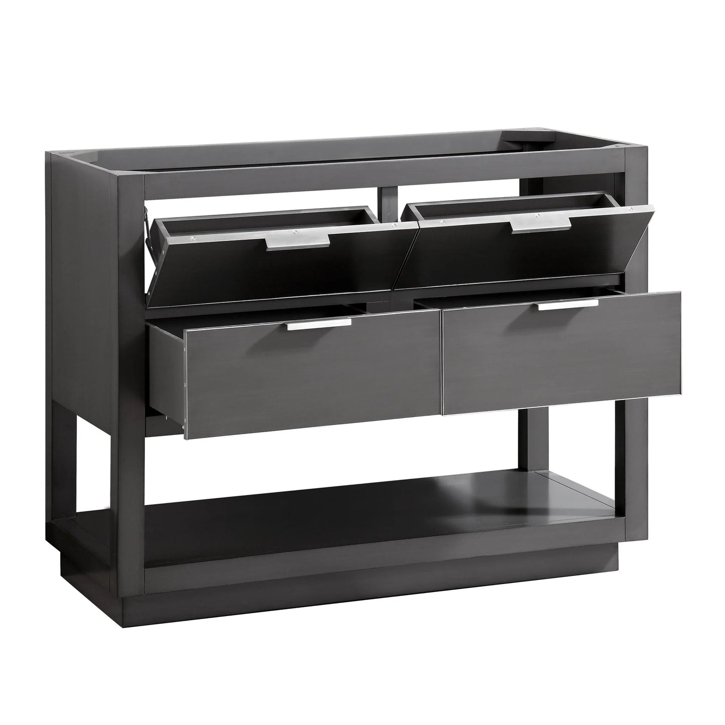 Allie 36" Freestanding Bathroom Vanity with Stone Top and Vitreous China Undermount Sink