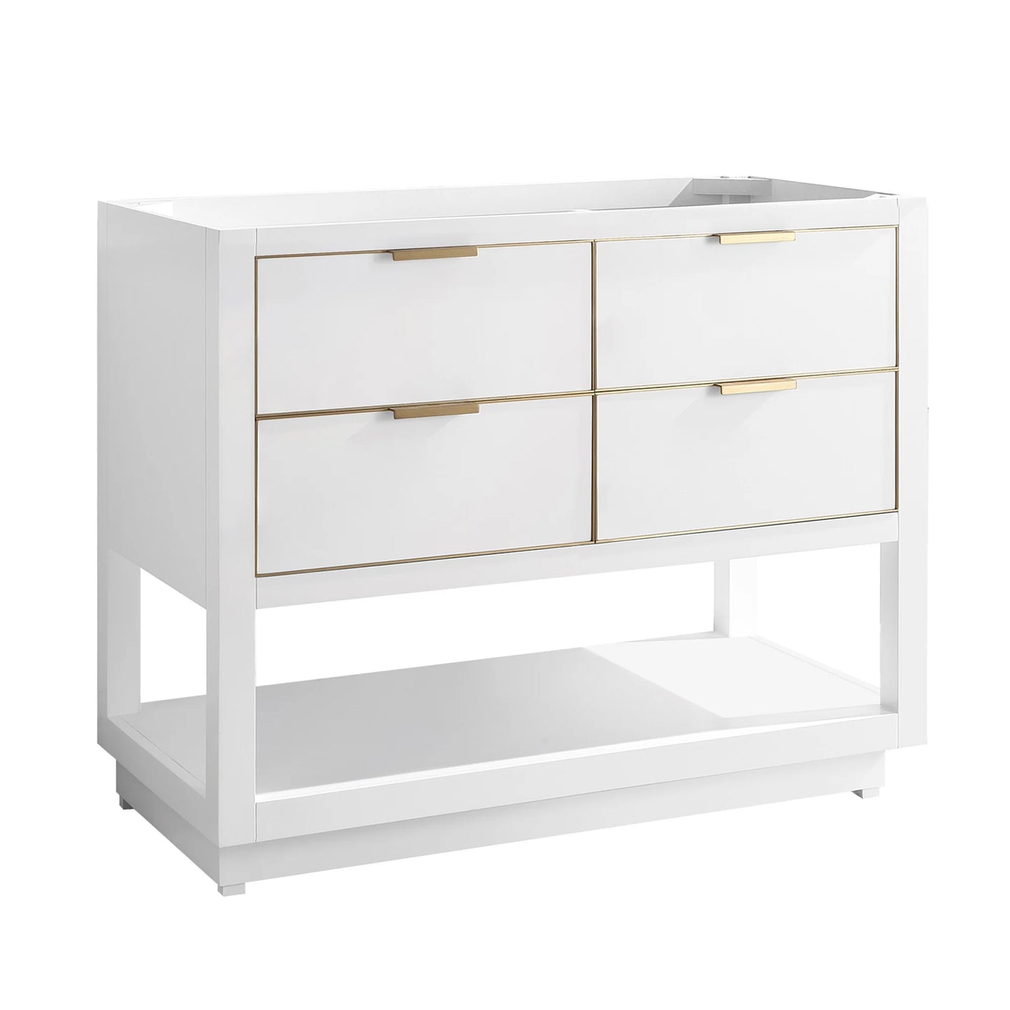 Allie 36" Freestanding Bathroom Vanity with Stone Top and Vitreous China Undermount Sink