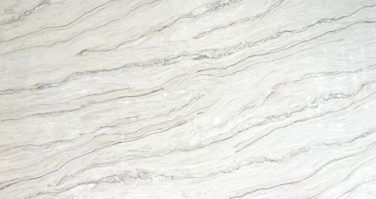 Acqurella White Quartz Slab