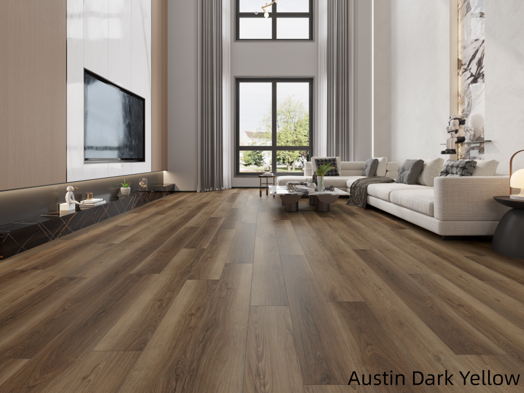 Austin Dark Yellow Waterproof SPC Flooring