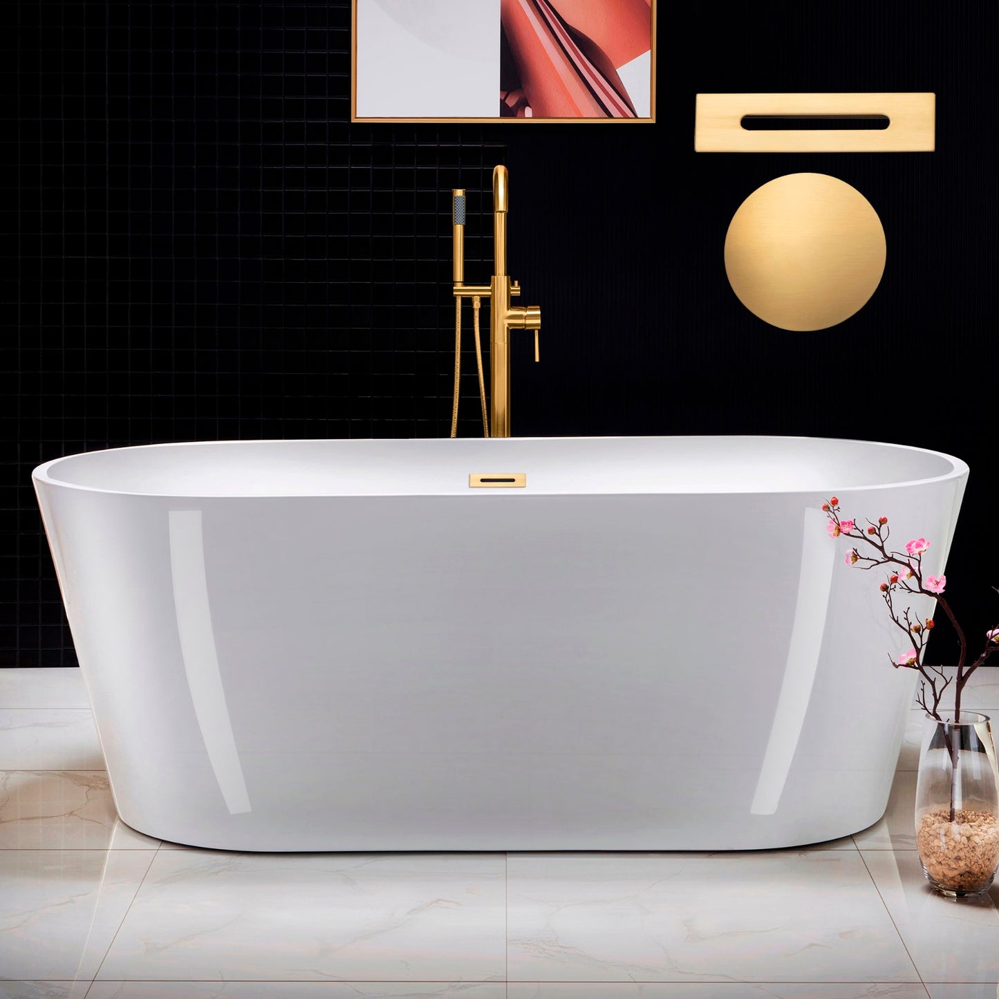 Brume 67" Freestanding Bathtub