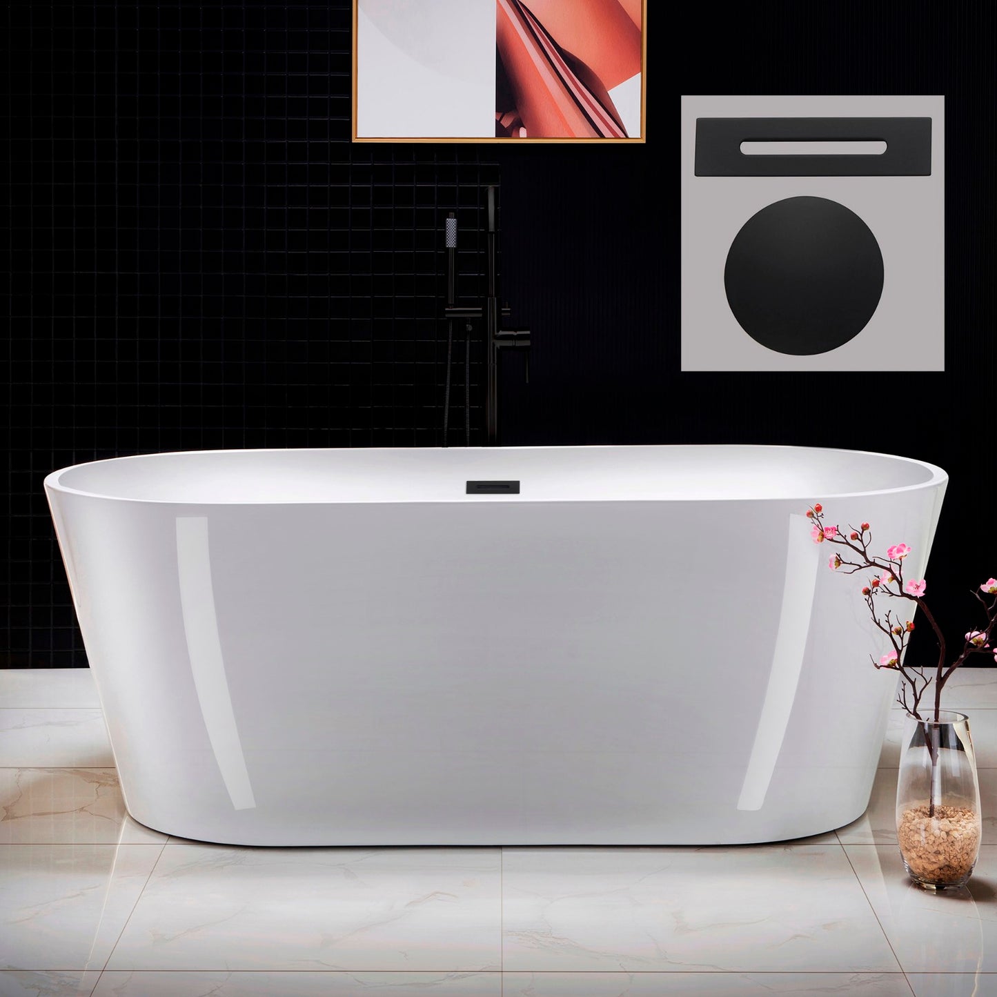 Brume 67" Freestanding Bathtub