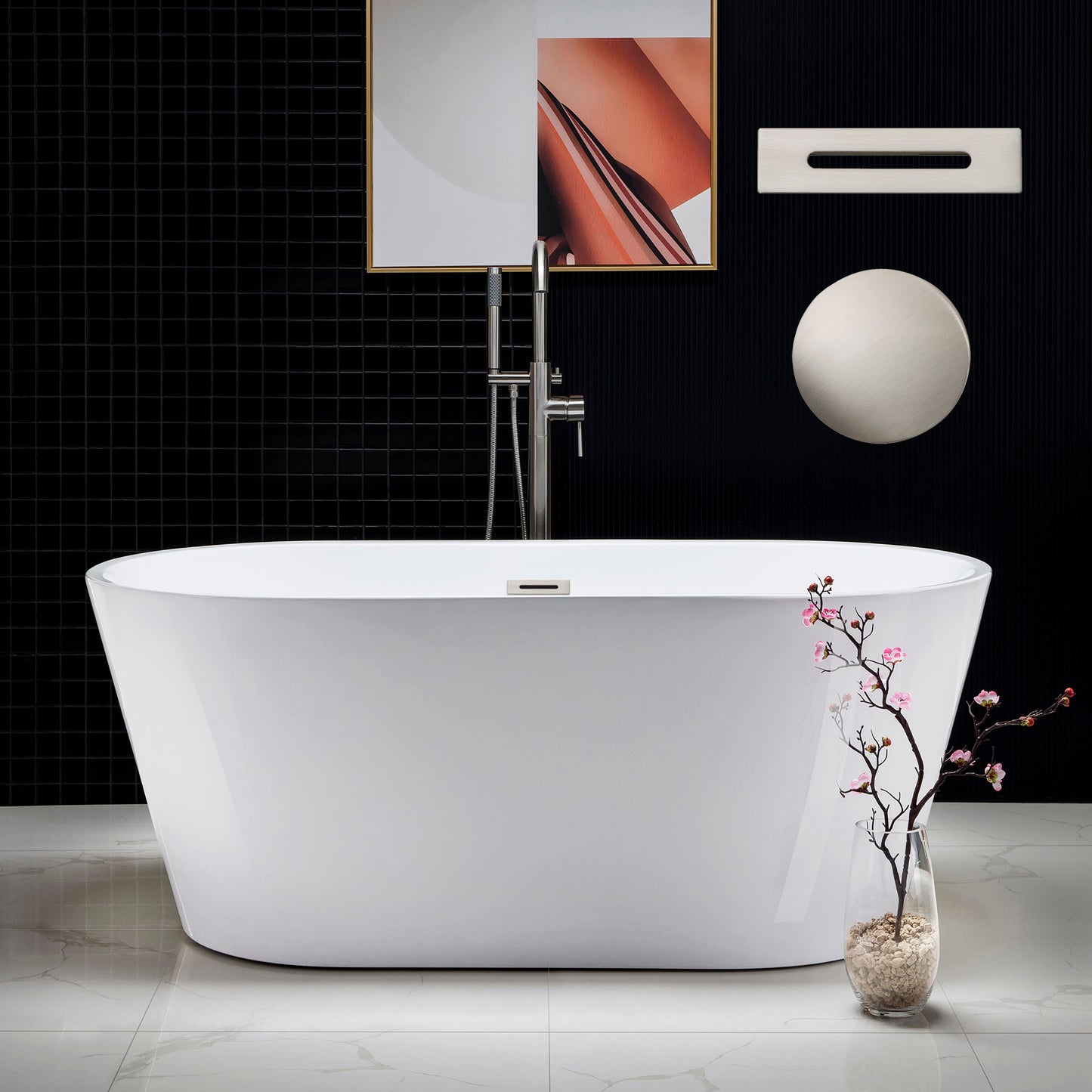 Brume 59" Freestanding Bathtub
