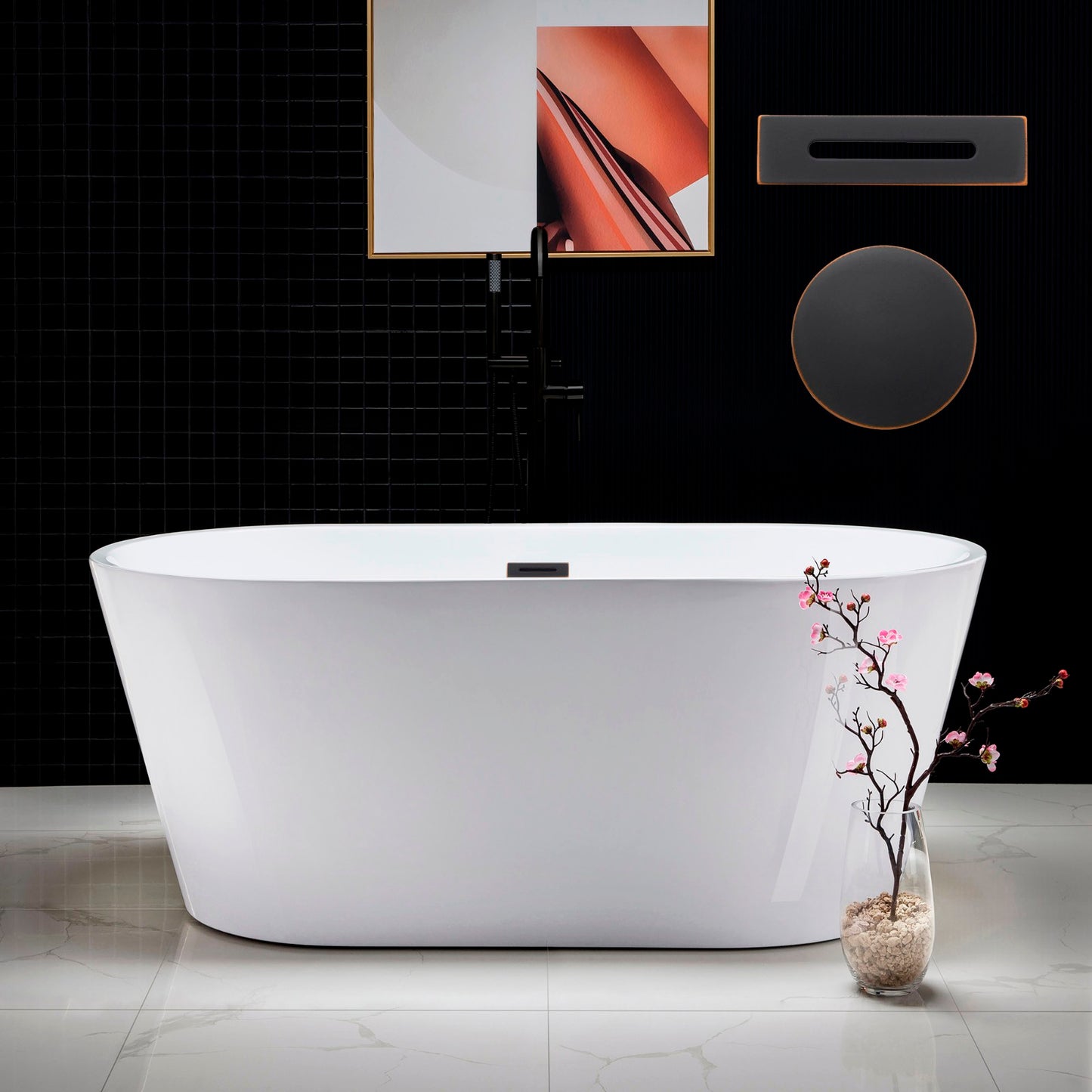 Brume 59" Freestanding Bathtub