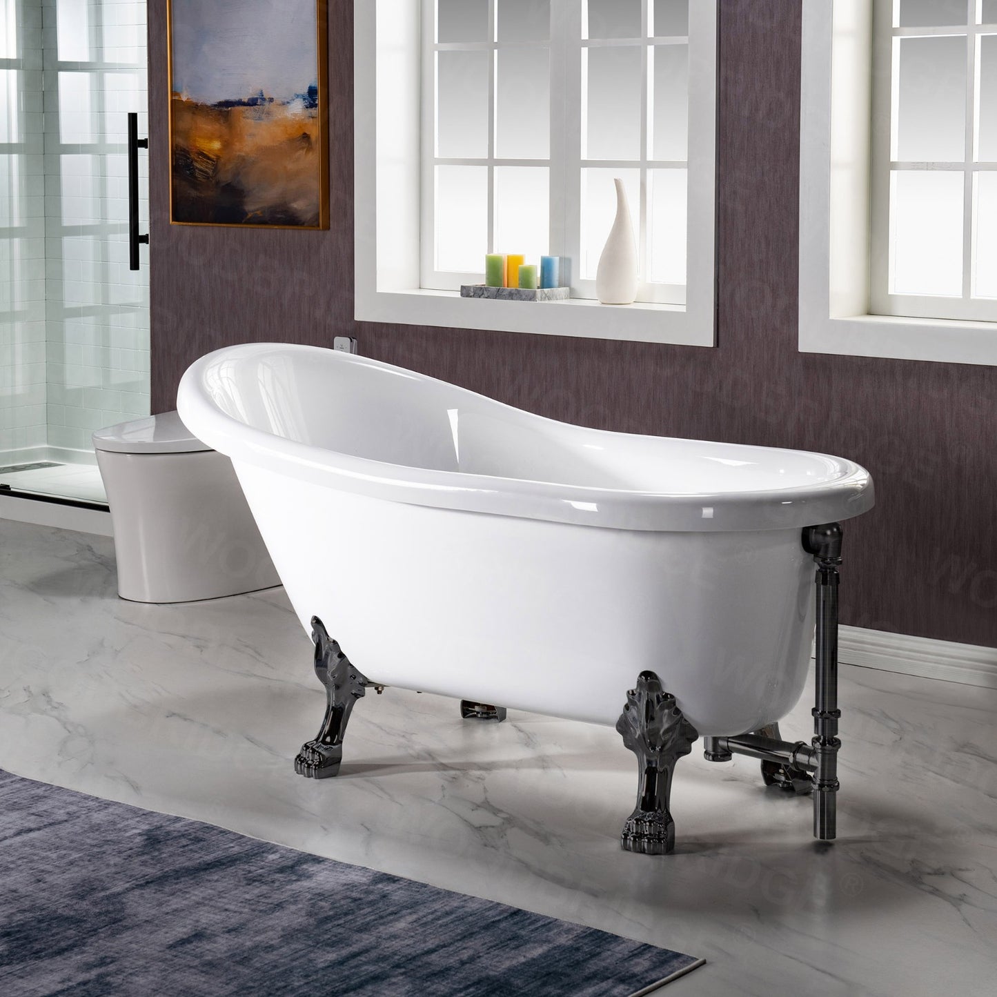 Barca 59" Freestanding Bathtub