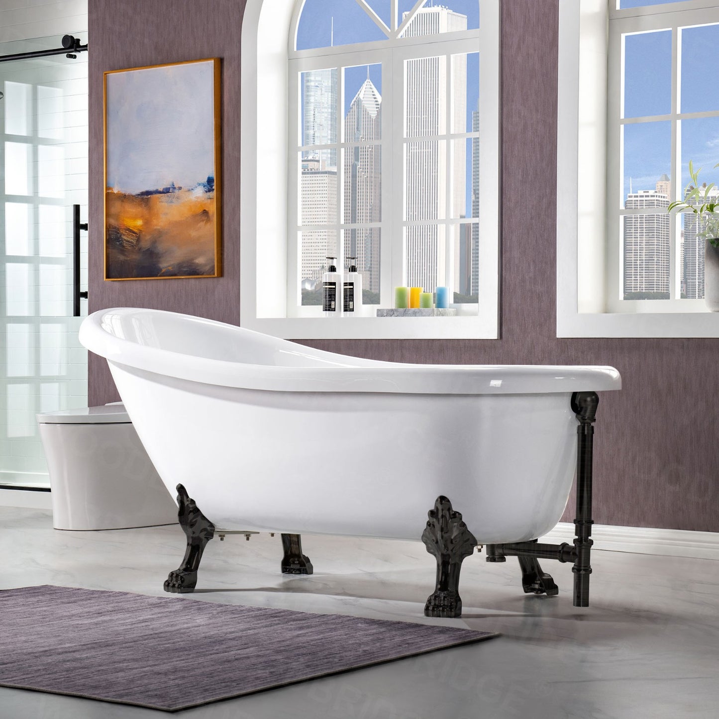 Barca 67" Freestanding Bathtub