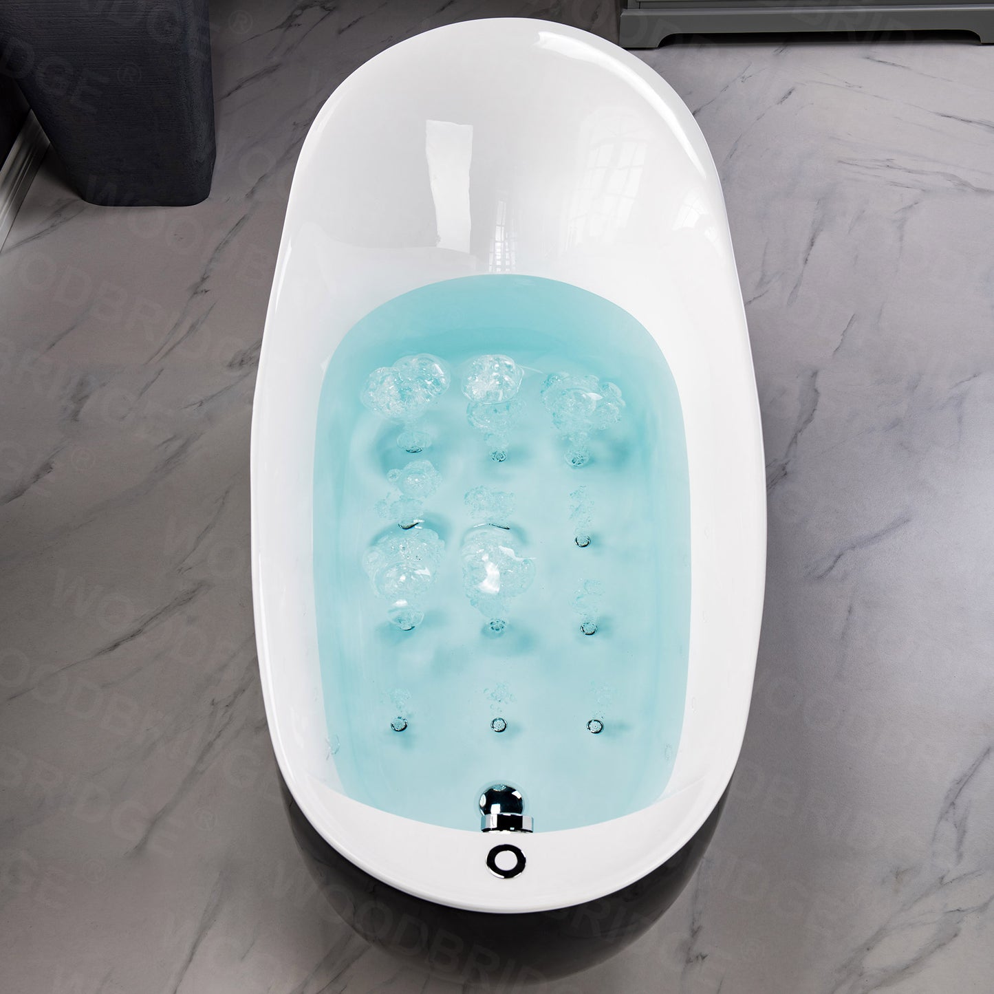 Penumbra 67" Freestanding Whirlpool Bathtub